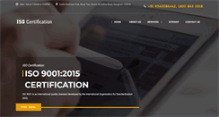 Desktop Screenshot of isocertificationgurgaon.com